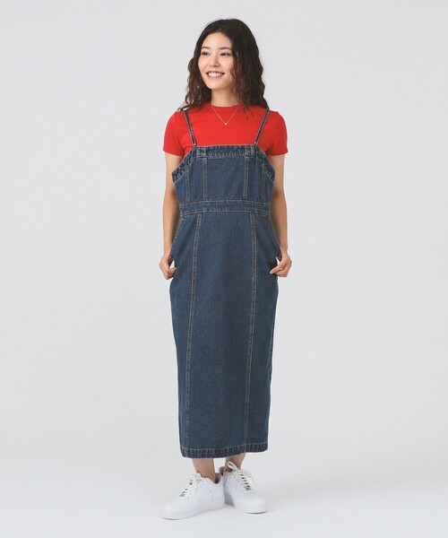 Ray BEAMS（レイビームス）の「デニム タイト キャミ ワンピース（ワンピース・レディース・ブラック/ブルー系その他4・0/1）」の14枚目の写真