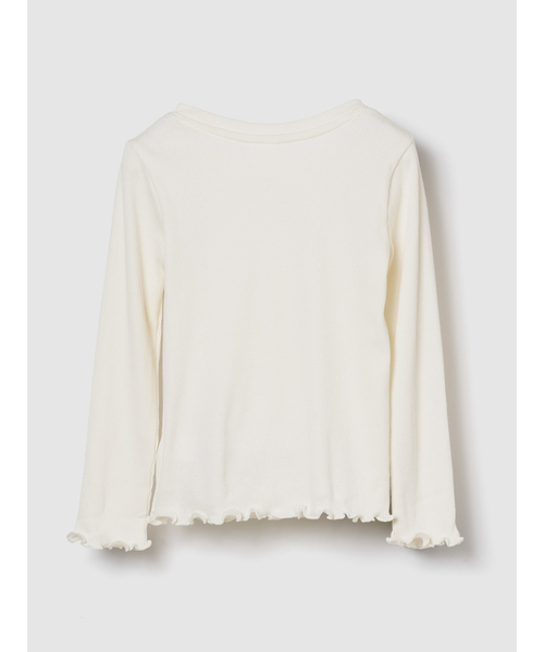 GAP(ギャップ)の「babyGap リブ クルーネックTシャツ(Tシャツ/カットソー・キッズ・アイボリー/ブラック/ピンク・80cm/90cm/95cm/100cm/105cm/110cm)」の4枚目の写真