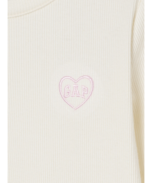 GAP(ギャップ)の「babyGap リブ クルーネックTシャツ(Tシャツ/カットソー・キッズ・アイボリー/ブラック/ピンク・80cm/90cm/95cm/100cm/105cm/110cm)」の7枚目の写真