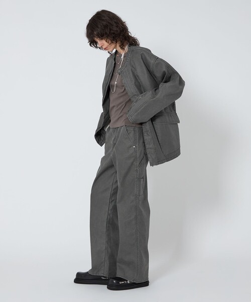 ASTRAET（アストラット）の「＜ASTRAET＞コーティング ルーファ ペインターパンツ UNISEX（その他パンツ・レディース・ブラック・2/00/3/0/1）」の9枚目の写真