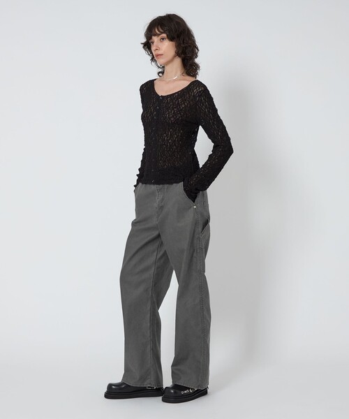 ASTRAET（アストラット）の「＜ASTRAET＞コーティング ルーファ ペインターパンツ UNISEX（その他パンツ・レディース・ブラック・2/00/3/0/1）」の10枚目の写真