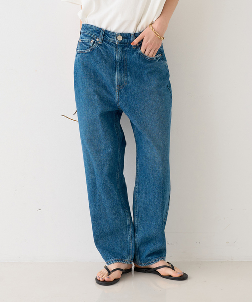 美品 REDCARDTOKYO ルーズテーパード ワイド デニム JAZZ 23 美品 REDCARDTOKYO ルーズテーパード ワイド デニム JAZZ 23