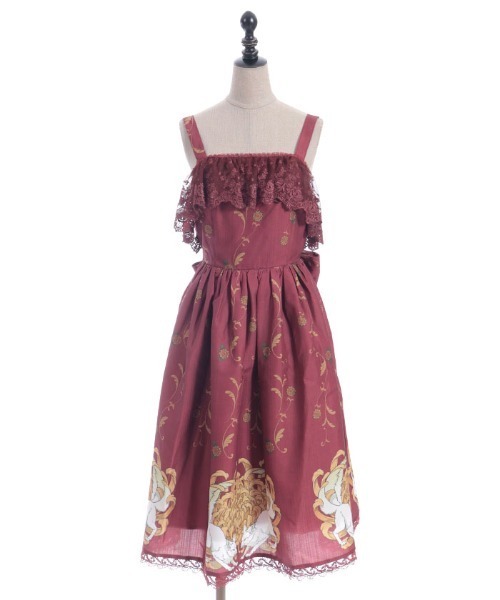 y*f様 【Chalmiere】菊と狐 和ロリセット パープル Chalmiere | axes femme onlineshop |