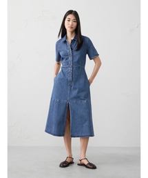 BANANA REPUBLIC ネイビー ドット柄 ワンピース BANANA REPUBLIC ネイビー ドット柄 ワンピース