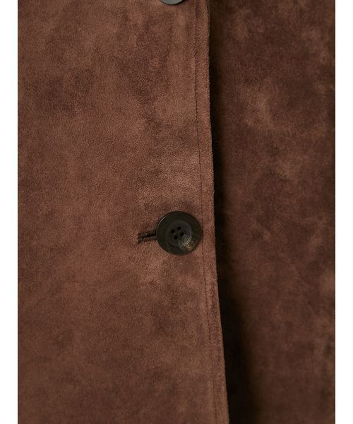 FRAY I.D（フレイアイディー）の「バリエレザーライクテーラードジャケット（テーラードジャケット・レディース・ベージュ/ブラウン/ブラック・0/1）」の16枚目の写真