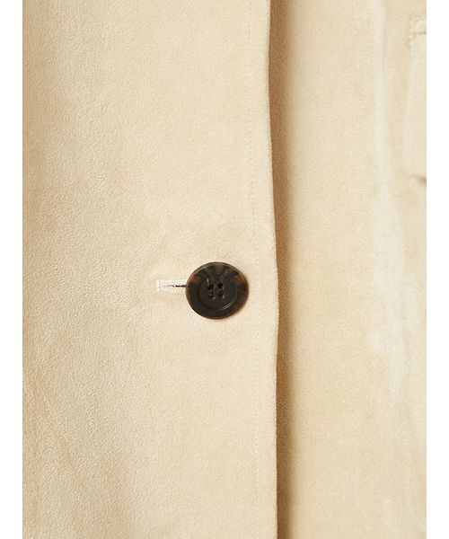 FRAY I.D（フレイアイディー）の「バリエレザーライクテーラードジャケット（テーラードジャケット・レディース・ベージュ/ブラウン/ブラック・0/1）」の17枚目の写真