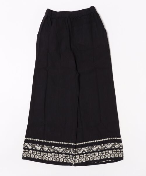 花柄刺繍ワイドパンツ（その他パンツ）｜antiqua（アンティカ）の
