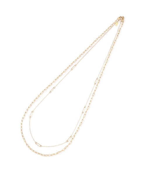 UNTITLED（アンタイトル）の「【ステンレス】ロングチェーンネックレス（ネックレス・レディース・ゴールド/シルバー・99）」の2枚目の写真