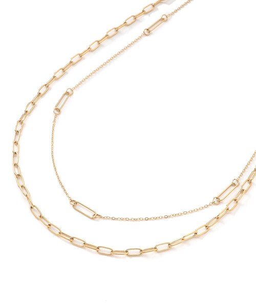 UNTITLED（アンタイトル）の「【ステンレス】ロングチェーンネックレス（ネックレス・レディース・ゴールド/シルバー・99）」の4枚目の写真