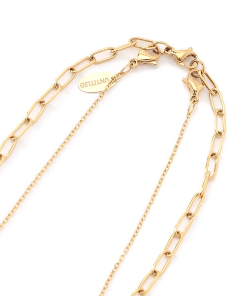 UNTITLED（アンタイトル）の「【ステンレス】ロングチェーンネックレス（ネックレス・レディース・ゴールド/シルバー・99）」の5枚目の写真