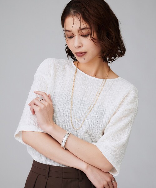 UNTITLED（アンタイトル）の「【ステンレス】ロングチェーンネックレス（ネックレス・レディース・ゴールド/シルバー・99）」の8枚目の写真