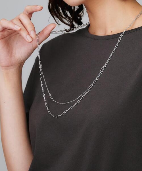 UNTITLED（アンタイトル）の「【ステンレス】ロングチェーンネックレス（ネックレス・レディース・ゴールド/シルバー・99）」の9枚目の写真