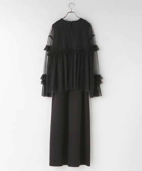 LOWRYS FARM(ローリーズファーム)の「ベルトオールインワンセット 579639(ワンピース・レディース・ブラック/グリーン・LARGE/MEDIUM)」の7枚目の写真