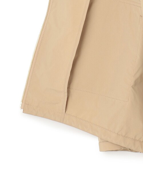 セール】【撥水加工】ソフトメモリータフタ スタンドネック ブルゾン