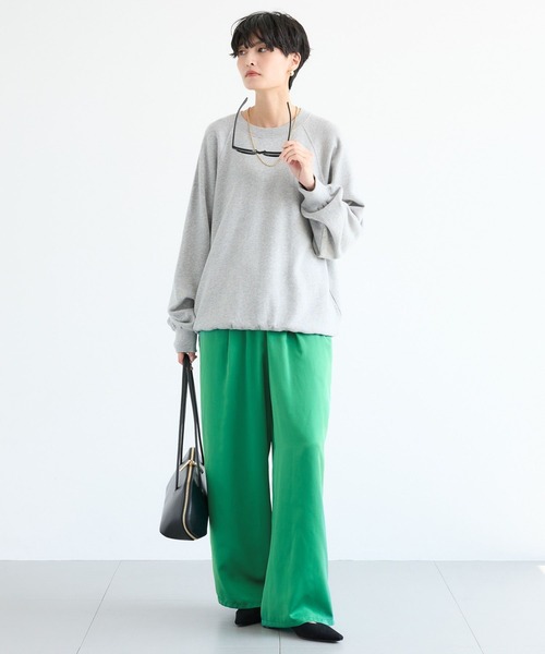 BARNYARDSTORM（バンヤードストーム）の「BARNYARDSTORM / サテンギャザーパンツ / ハンドウォッシャブル（その他パンツ・レディース・ブラウン/グリーン・FREE）」の8枚目の写真