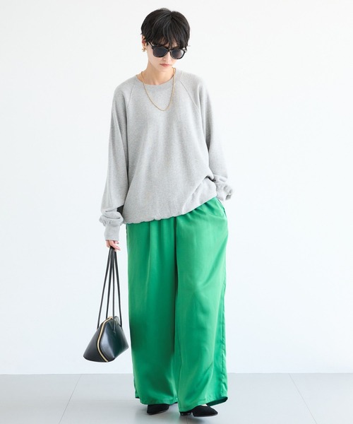 BARNYARDSTORM（バンヤードストーム）の「BARNYARDSTORM / サテンギャザーパンツ / ハンドウォッシャブル（その他パンツ・レディース・ブラウン/グリーン・FREE）」の9枚目の写真