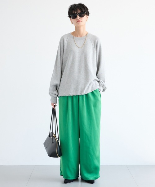 BARNYARDSTORM（バンヤードストーム）の「BARNYARDSTORM / サテンギャザーパンツ / ハンドウォッシャブル（その他パンツ・レディース・ブラウン/グリーン・FREE）」の15枚目の写真