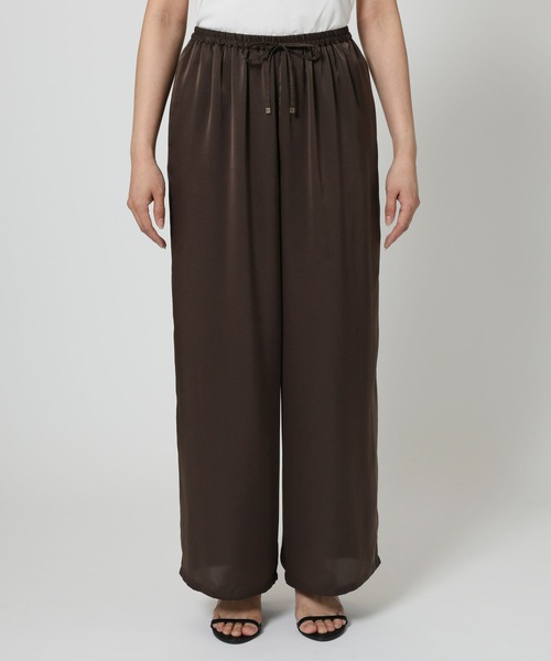 BARNYARDSTORM（バンヤードストーム）の「BARNYARDSTORM / サテンギャザーパンツ / ハンドウォッシャブル（その他パンツ・レディース・ブラウン/グリーン・FREE）」の18枚目の写真