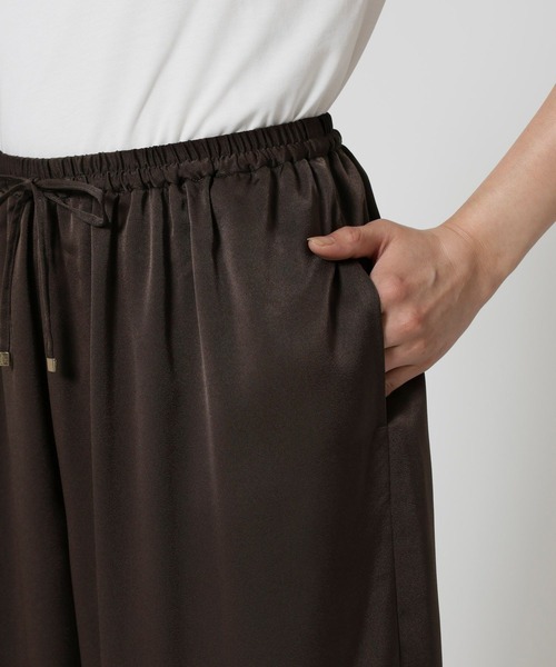 BARNYARDSTORM（バンヤードストーム）の「BARNYARDSTORM / サテンギャザーパンツ / ハンドウォッシャブル（その他パンツ・レディース・ブラウン/グリーン・FREE）」の22枚目の写真