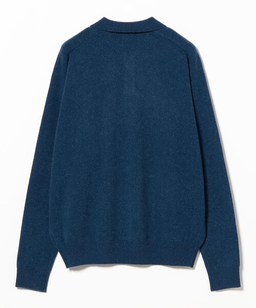 crepuscule（クレプスキュール）の「crepuscule / Knit Polo（ポロシャツ・メンズ・ミント/ブルー・XL/L/M）」の9枚目の写真