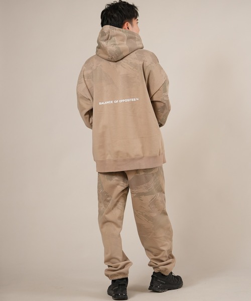 RVCA（ルーカ）の「RVCA/ルーカ WRWB FADE HD　 パーカー BF042-014（パーカー・メンズ・カーキブラウン/スミクロ/オートミール・M/XL/L）」の9枚目の写真