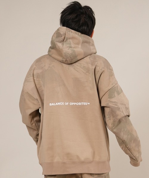 RVCA（ルーカ）の「RVCA/ルーカ WRWB FADE HD　 パーカー BF042-014（パーカー・メンズ・カーキブラウン/スミクロ/オートミール・M/XL/L）」の7枚目の写真