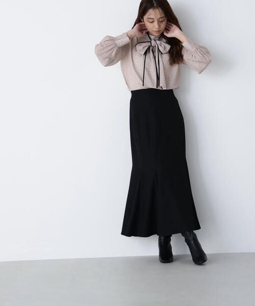 NATURAL BEAUTY BASIC(ナチュラルビューティーベーシック)の「◇ドットバイカラーボウタイブラウス(シャツ/ブラウス・レディース・ベージュ系その他/ブルー系その他6/レッド系その他6・SMALL/MEDIUM)」の22枚目の写真