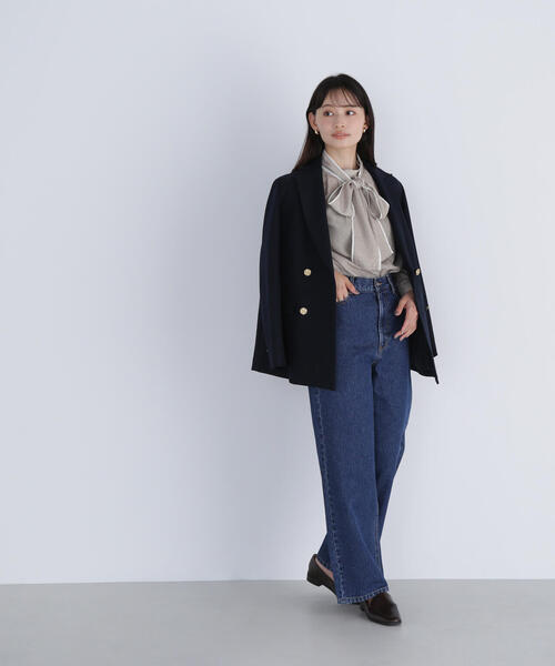 NATURAL BEAUTY BASIC(ナチュラルビューティーベーシック)の「◇ドットバイカラーボウタイブラウス(シャツ/ブラウス・レディース・ベージュ系その他/ブルー系その他6/レッド系その他6・SMALL/MEDIUM)」の18枚目の写真