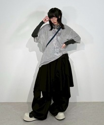 Never mind the XU / Chikashitsu+ | 【Nerd out XU】waist rope loose sweat pants / 【ナードアウトエックスユー】ウエストロープルーズスウェットパンツ <着用動画あり>(スウェットパンツ)
