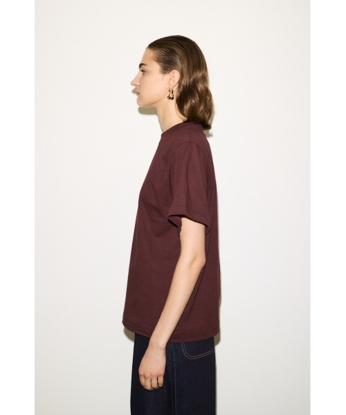 THROW by SLY(スローバイスライ)の「THROW PADDED T/SH パッド ティーシャツ Tシャツ 半袖 夏服 秋服(Tシャツ/カットソー・レディース・ブラウン/ブラック・FREE)」の10枚目の写真