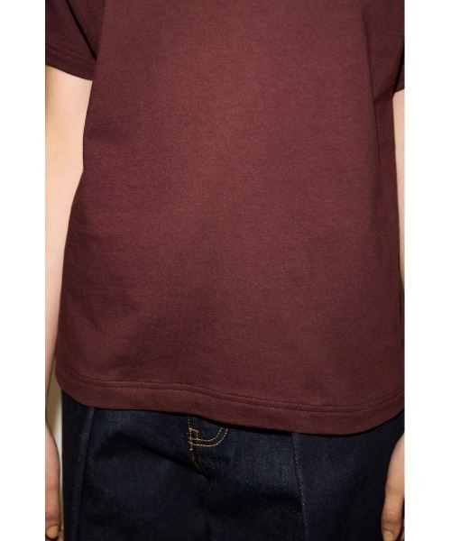THROW by SLY(スローバイスライ)の「THROW PADDED T/SH パッド ティーシャツ Tシャツ 半袖 夏服 秋服(Tシャツ/カットソー・レディース・ブラウン/ブラック・FREE)」の14枚目の写真