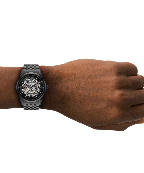 EMPORIO ARMANI(エンポリオアルマーニ)の「エンポリオ・アルマーニ 腕時計 メンズ アナログ ステンレス AR60093(アナログ腕時計・メンズ・ブラック・FREE)」の5枚目の写真