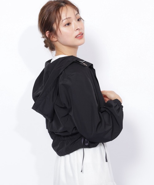 JILL by JILL STUART（ジルバイジルスチュアート）の「◇配色リボンペプラムジャケット（ブルゾン・レディース・ホワイト/ベージュ/ブラック・FREE）」の12枚目の写真