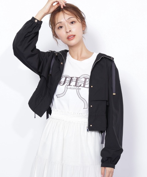 JILL by JILL STUART（ジルバイジルスチュアート）の「◇配色リボンペプラムジャケット（ブルゾン・レディース・ホワイト/ベージュ/ブラック・FREE）」の15枚目の写真