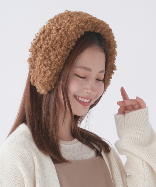 セール】イヤーマフラー 耳当て 幅広 ”ファーカール”（イヤーマフ