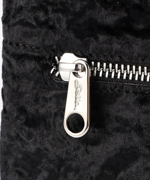 Zilla（ジッラ）の「Zilla | ベルベットフラットショルダーバッグ WOMEN（ショルダーバッグ・レディース・ブラック・ONE）」の5枚目の写真