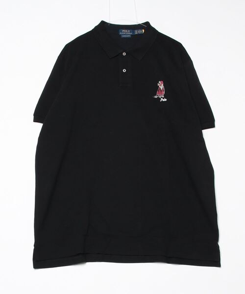 【新品未使用】Ralph Lauren ポロシャツ 半袖 スリムフィット 黒 スリム フィット ストレッチ ポロシャツ（ポロシャツ）｜POLO