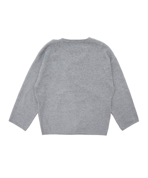 セール】【新色追加】【original】レイヤード風ニットトップス