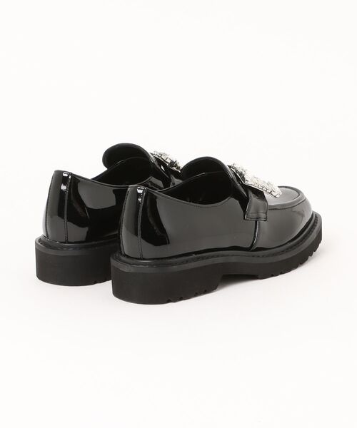 Bridget Birkin（ブリジットバーキン）の「【Bridget Birkin】撥水スクエアビジューローファー(551651)（ローファー・レディース・ブラック系その他/ブラック・23/23.5/24/24.5/22.5）」の9枚目の写真