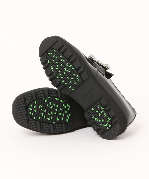 Bridget Birkin（ブリジットバーキン）の「【Bridget Birkin】撥水スクエアビジューローファー(551651)（ローファー・レディース・ブラック系その他/ブラック・23/23.5/24/24.5/22.5）」の10枚目の写真