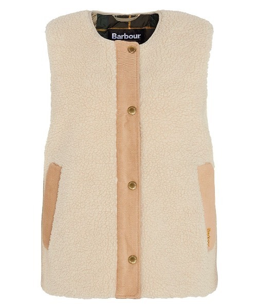 Dulsie ボア ライナー ベスト（その他アウター）｜Barbour（バブアー