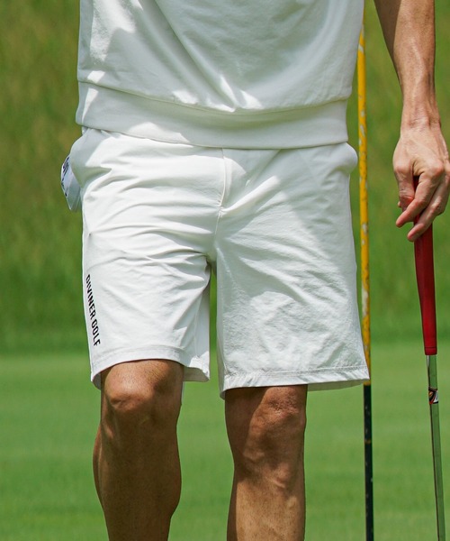 DIVINER GOLF(ディバイナー ゴルフ)の「【DIVINER GOLF】シャカハーフパンツ メンズ ショーツ ゴルフウェア 春服(ゴルフグッズ・メンズ・ブラック/チャコール/ホワイト・XXL/XL/L/M)」の1枚目の写真