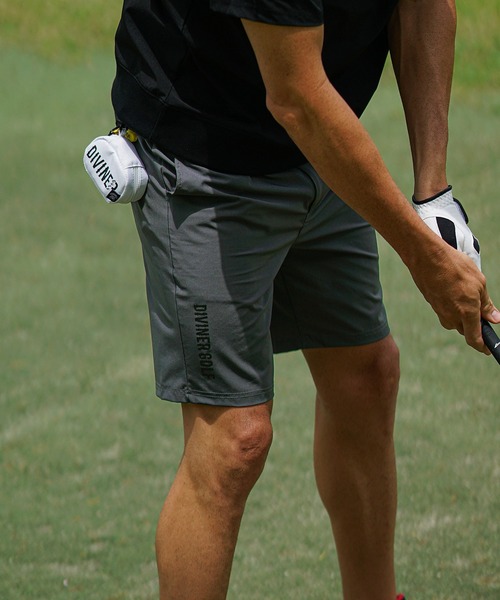 DIVINER GOLF(ディバイナー ゴルフ)の「【DIVINER GOLF】シャカハーフパンツ メンズ ショーツ ゴルフウェア 春服(ゴルフグッズ・メンズ・ブラック/チャコール/ホワイト・XXL/XL/L/M)」の3枚目の写真