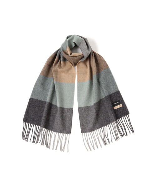 セール】ブロックチェック アルパカ マフラー（マフラー）｜BEAMS
