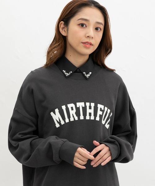 Honeys（ハニーズ）の「付け衿／パールビジュー（付け襟・レディース・ホワイト/ブラック・F）」の17枚目の写真