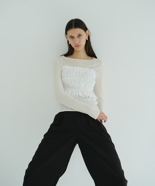 CLANE（クラネ）の「CLANE THIN STRAP A LINE TOPS（その他