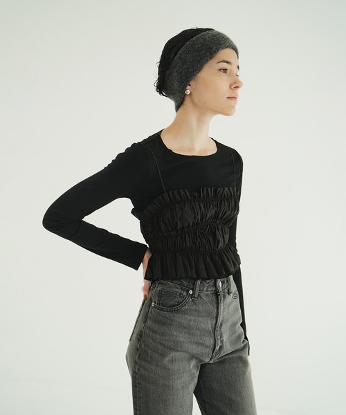 セール】BUSTIER SET TOPS（その他トップス）｜CLANE（クラネ）の