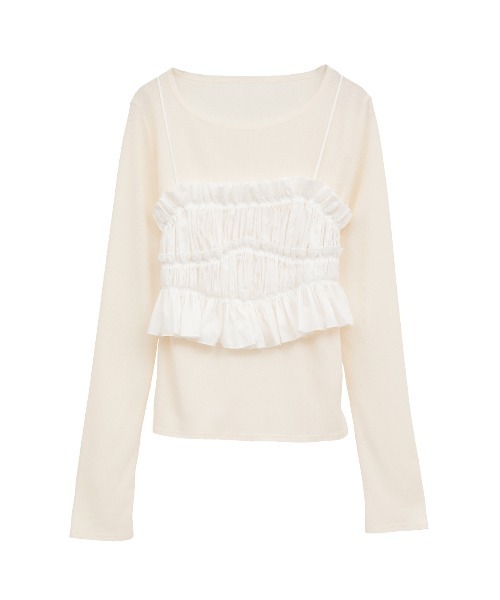 トップス CLANE BUSTIER SET TOPS セール】BUSTIER SET TOPS（その他トップス）｜CLANE（クラネ）の