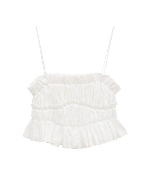 CLANE（クラネ）の「BUSTIER SET TOPS（その他トップス・レディース・ブラック/アイボリー/ベージュ・2/1）」の6枚目の写真