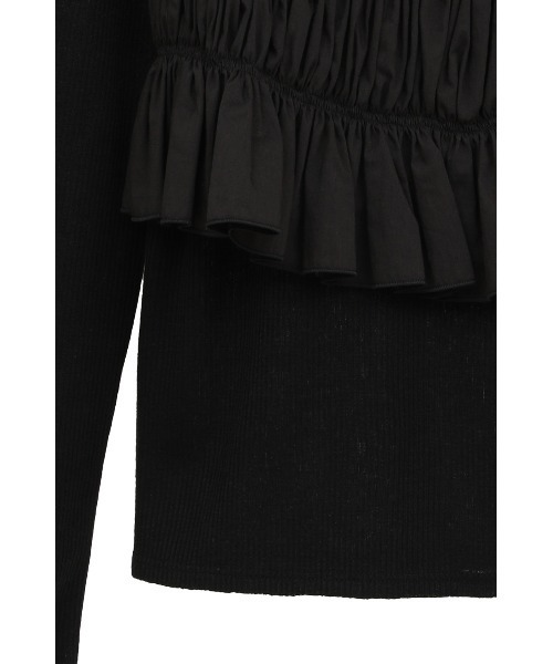 CLANE（クラネ）の「BUSTIER SET TOPS（その他トップス・レディース・ブラック/アイボリー/ベージュ・2/1）」の12枚目の写真